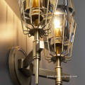 Vintage Luxury Wall Lamp Medieval vintage glass brush copper wall lamps Supplier